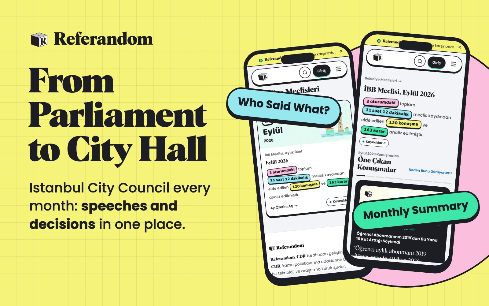 From Parliament to City Hall